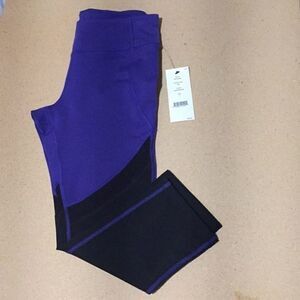 Dkny new mid rise crop capris, blue, S